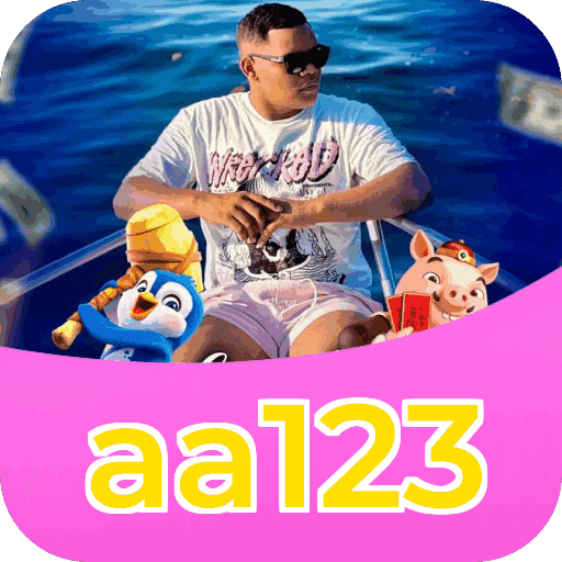 Interface do aplicativo aa123 mostrando jogos disponíveis no iOS e Android